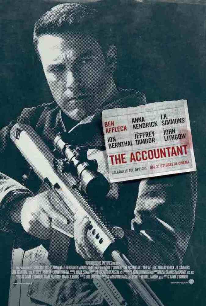 پوستر فیلم «حسابدار»(The Accountant) با بازی بن افلک